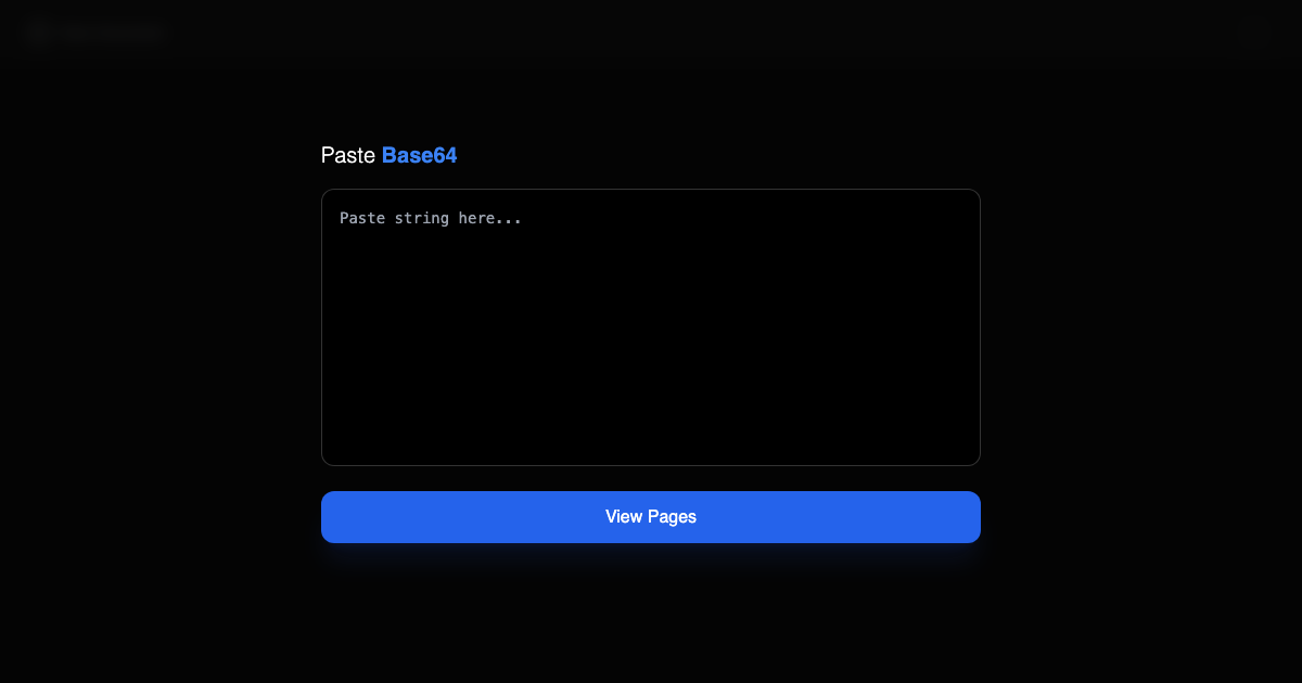 Base2PDF preview