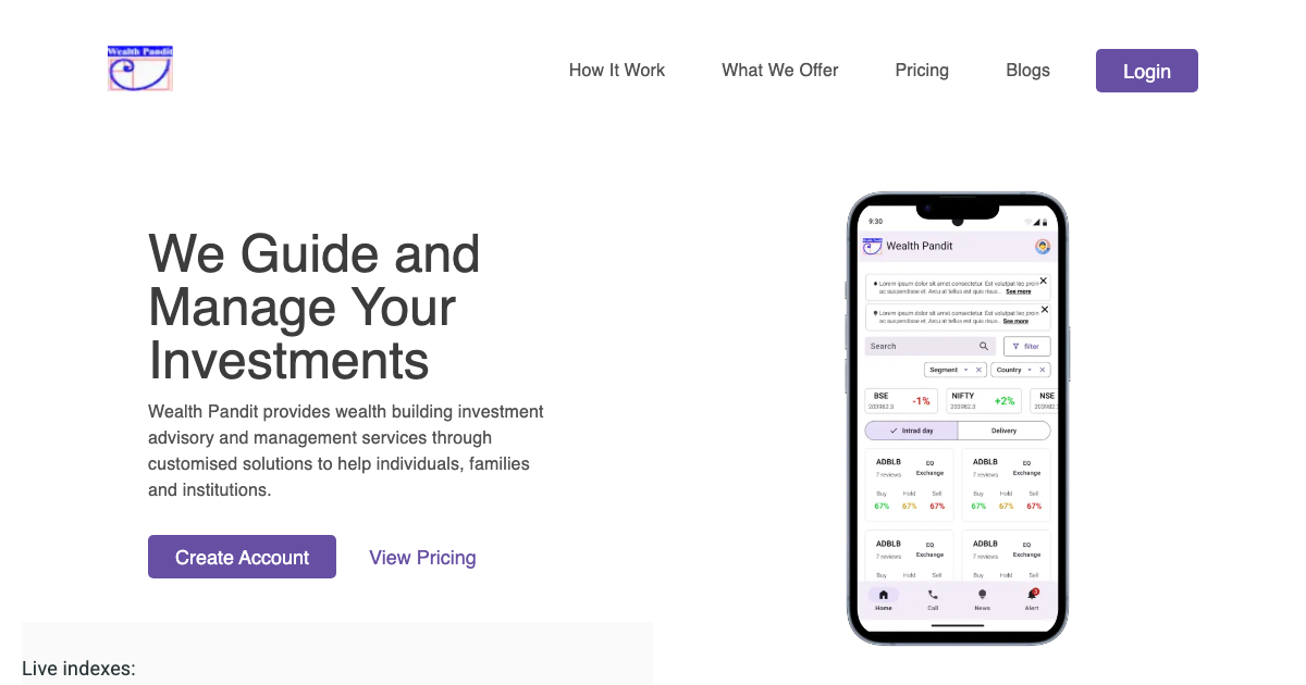 Wealth Pandit preview
